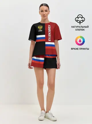 Женская пижама с шортами / KAMCHATKA