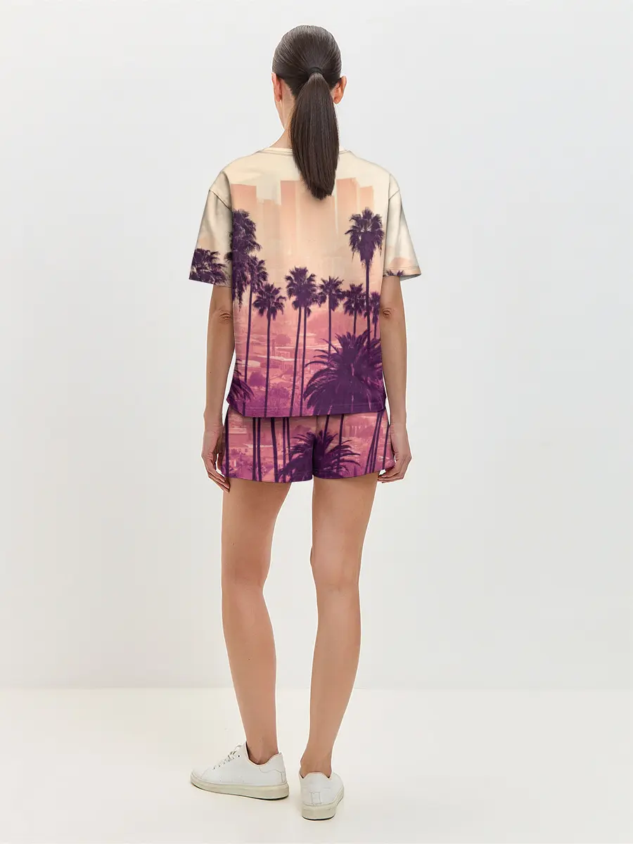 Женская пижама с шортами / Los Angeles