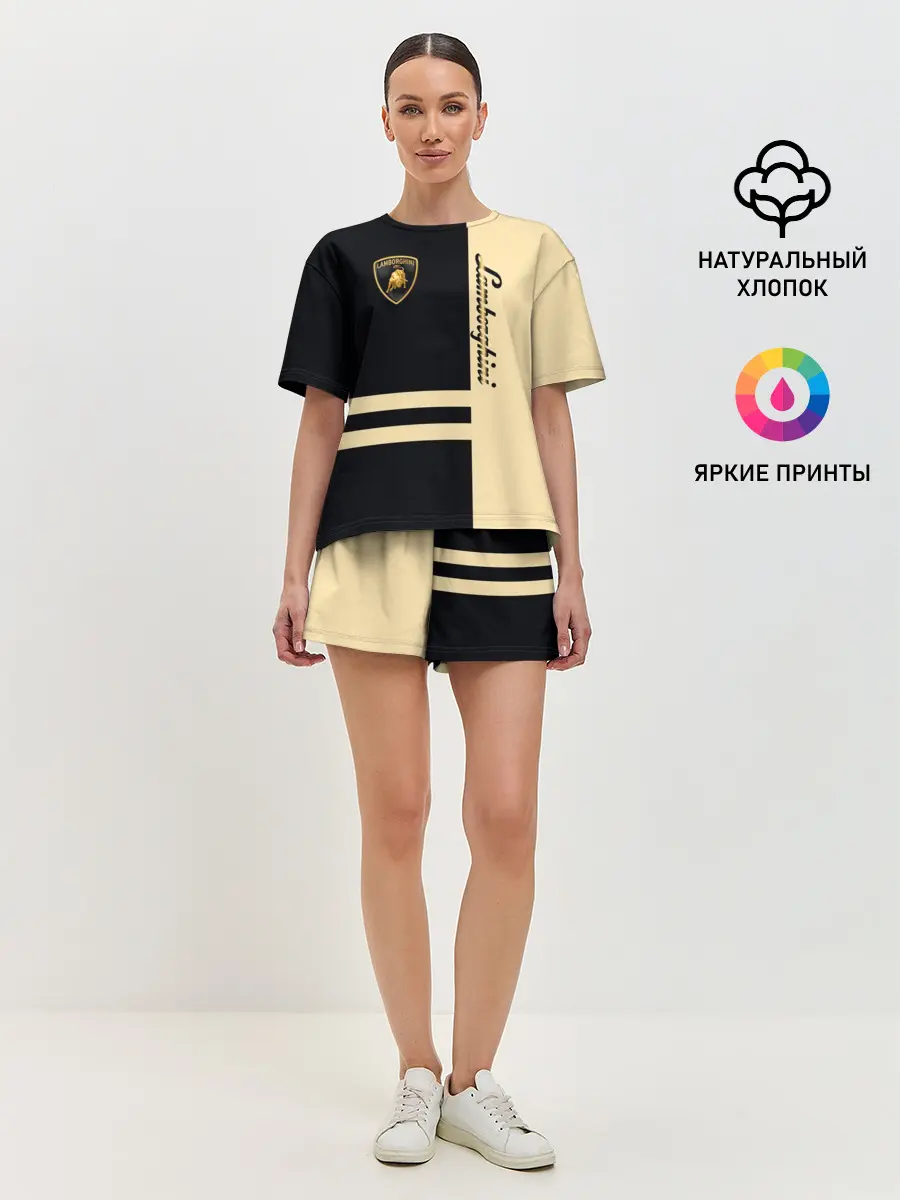 Женская пижама с шортами / Lamborghini