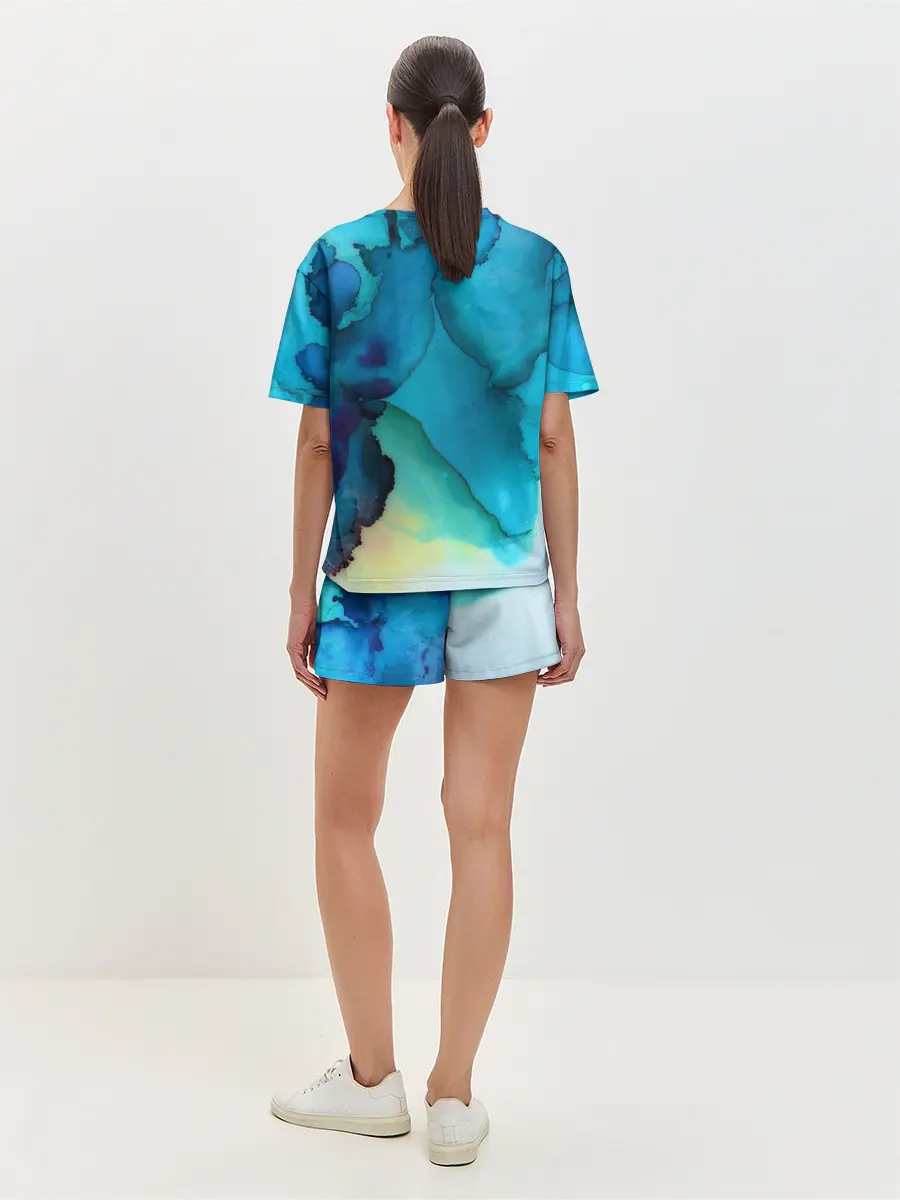 Женская пижама с шортами / Акриловый