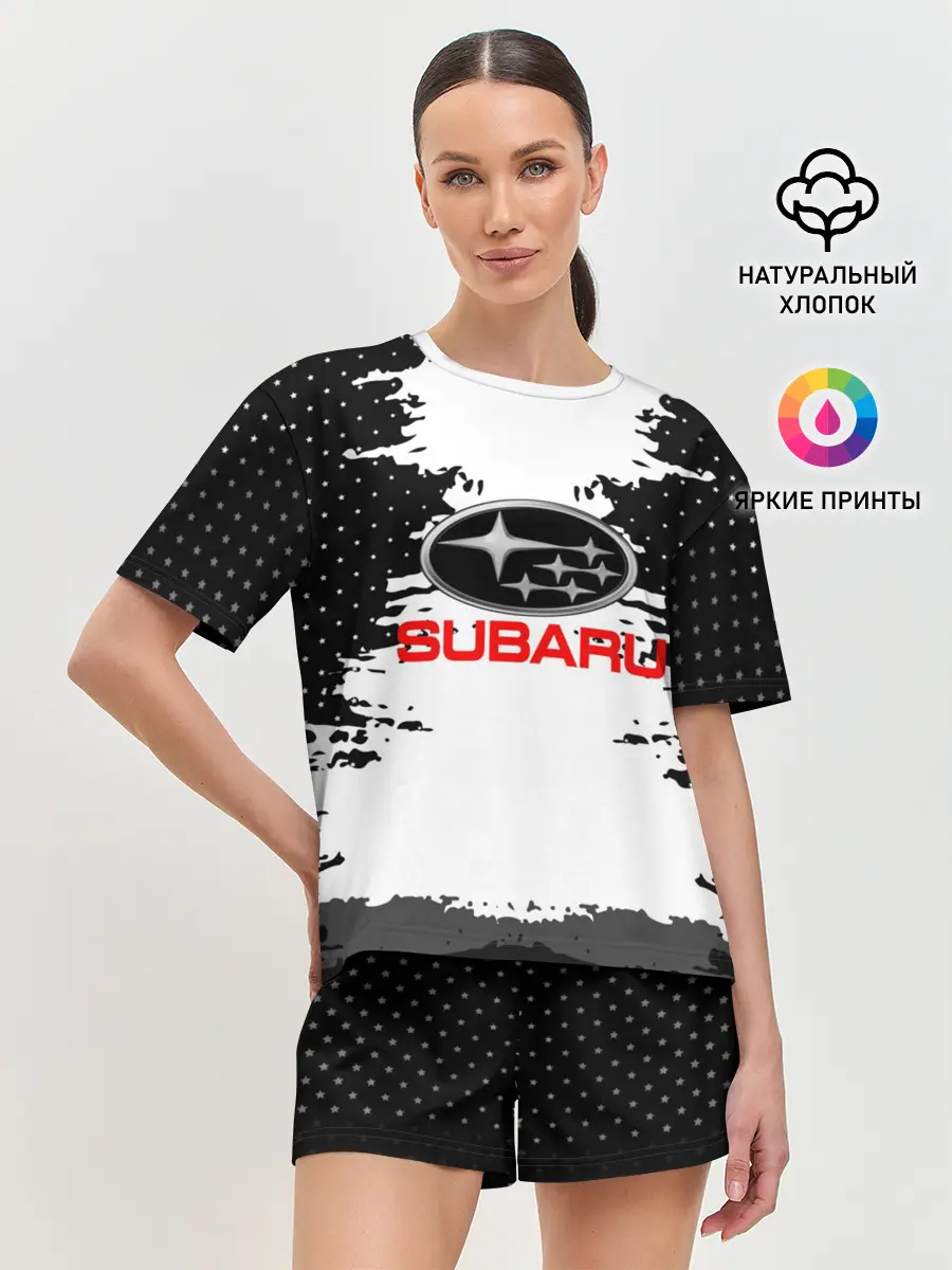 Женская пижама с шортами / Subaru