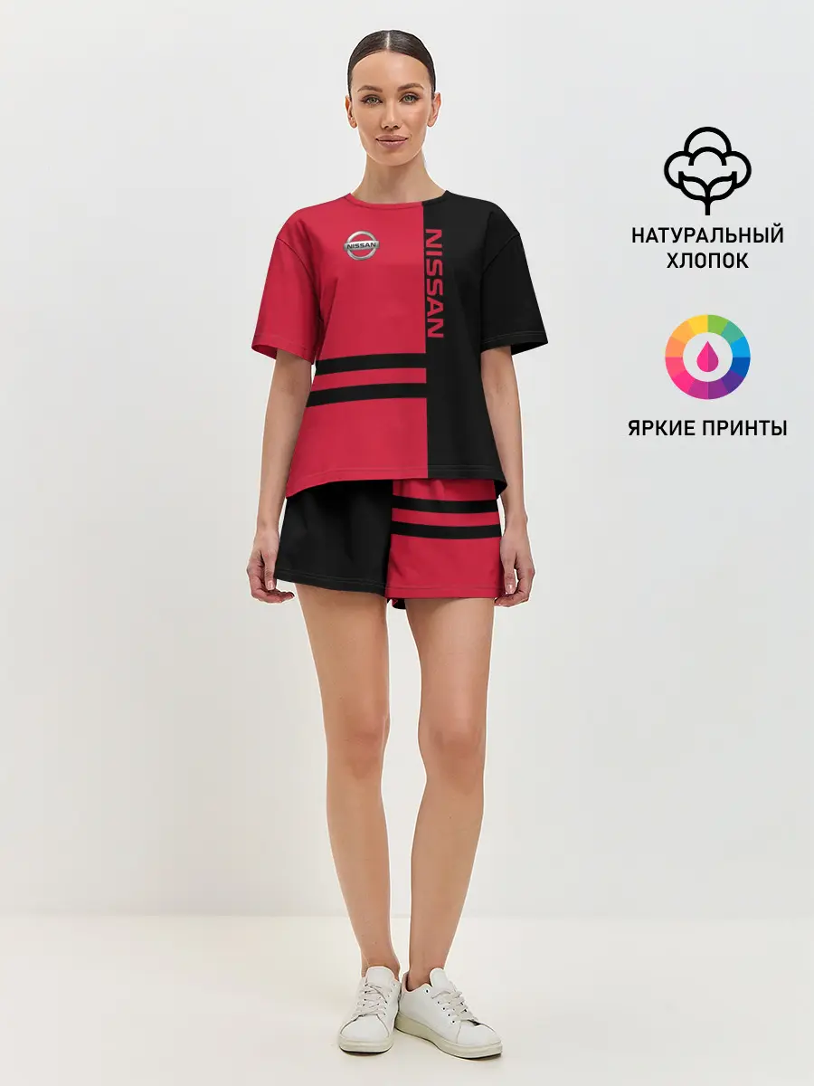 Женская пижама с шортами / Nissan