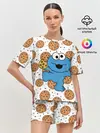 Женская пижама с шортами / Cookie monster