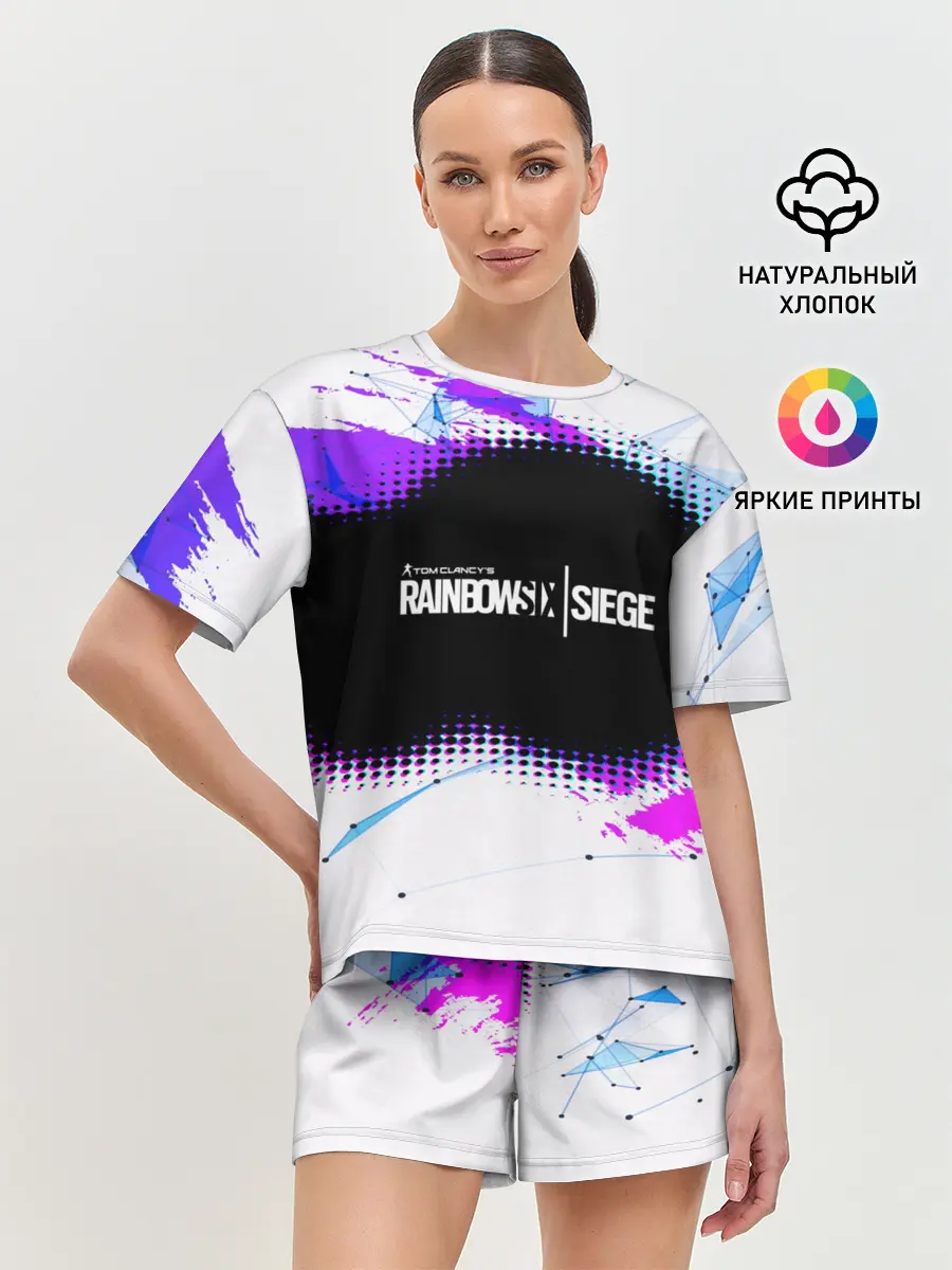 Женская пижама с шортами / Rainbow Six Siege