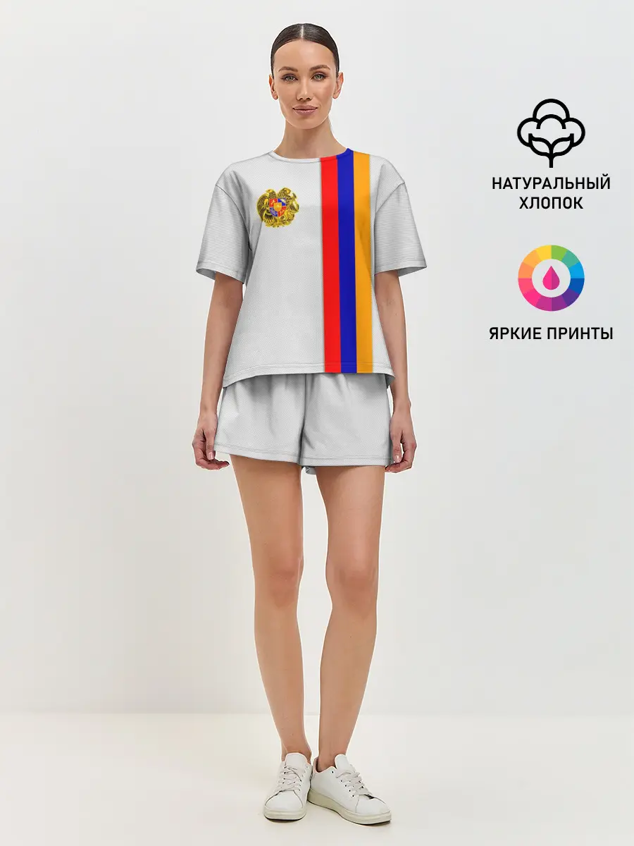 Женская пижама с шортами / I Love Armenia