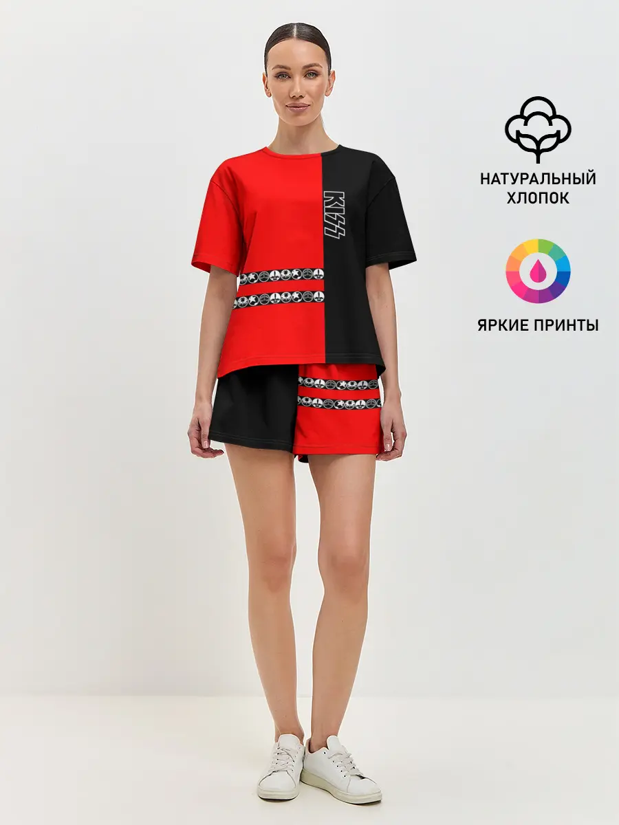 Женская пижама с шортами / Kiss