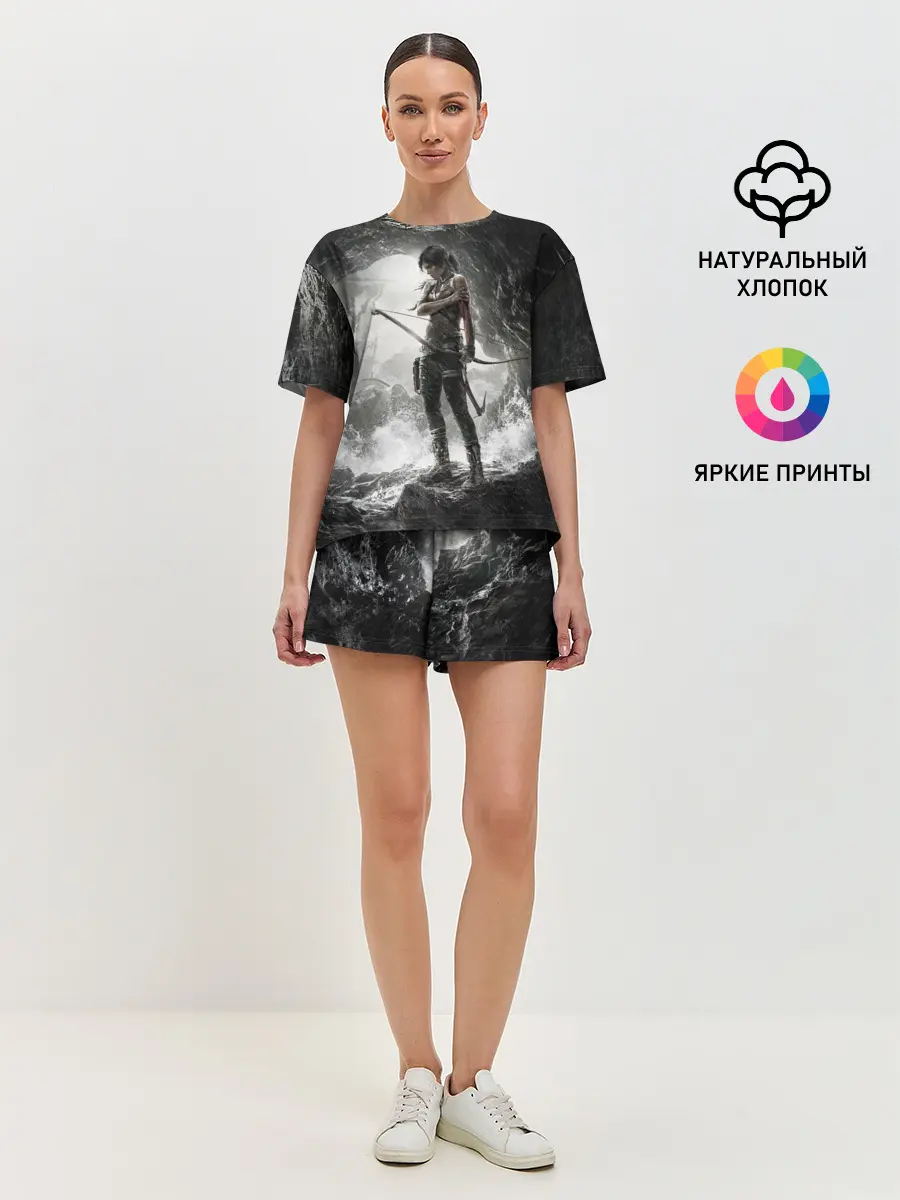 Женская пижама с шортами / Tomb Raider
