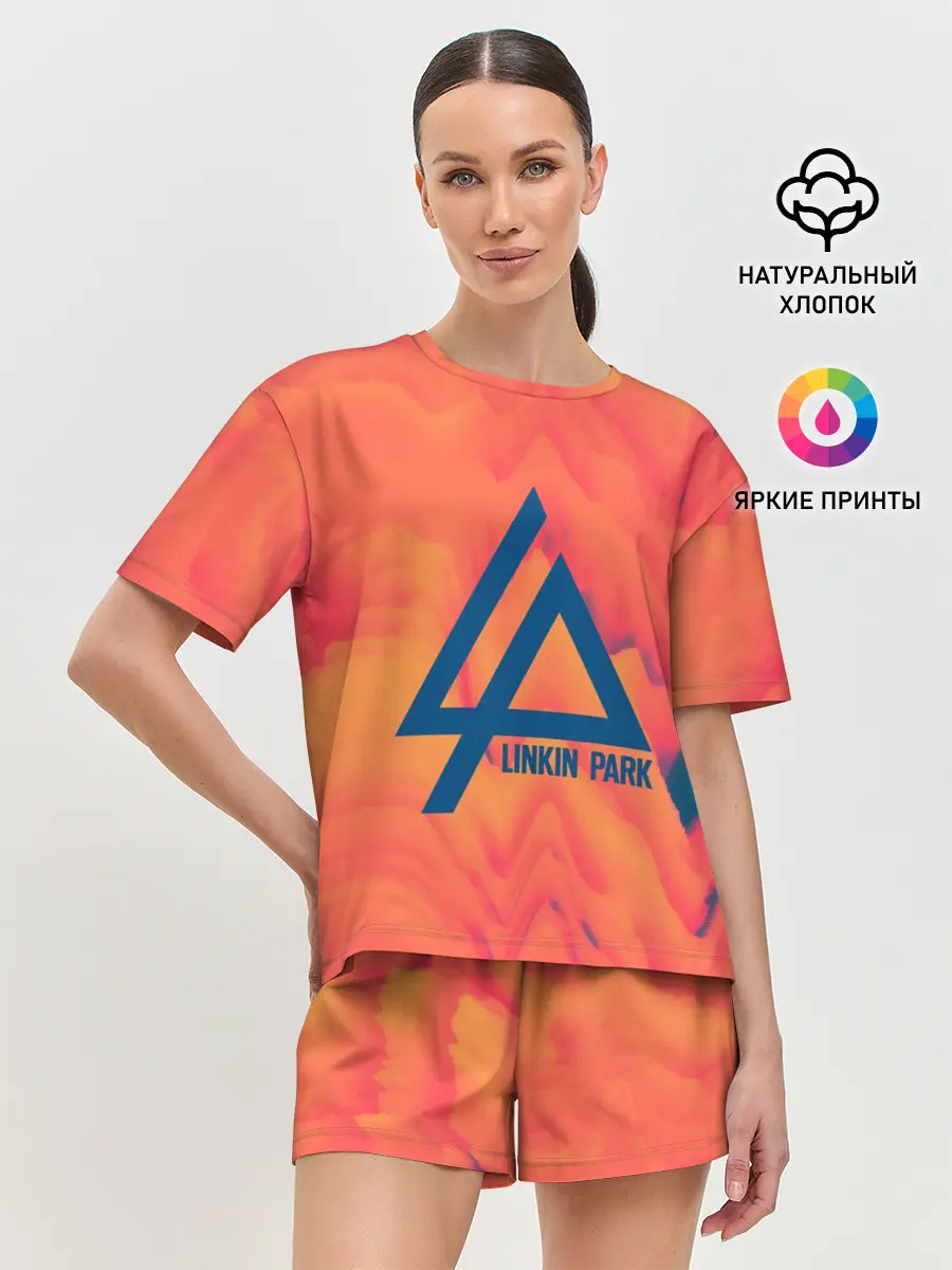 Женская пижама с шортами / LINKIN PARK