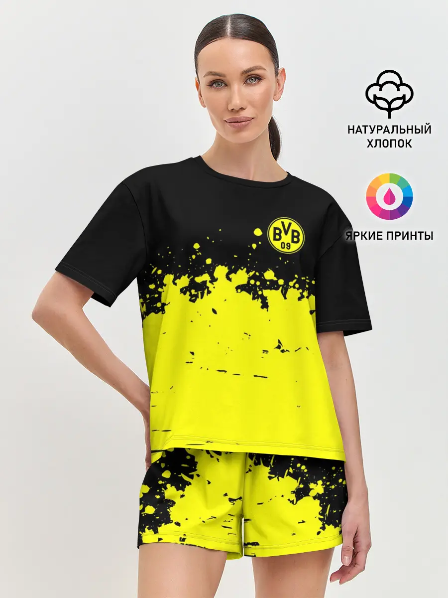 Женская пижама с шортами / BORUSSIA SPORT