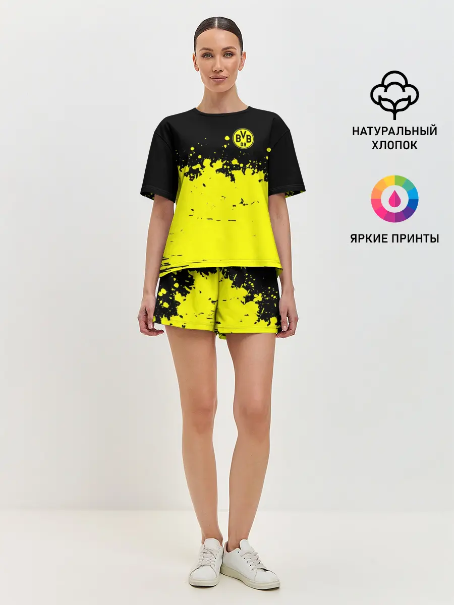 Женская пижама с шортами / BORUSSIA SPORT