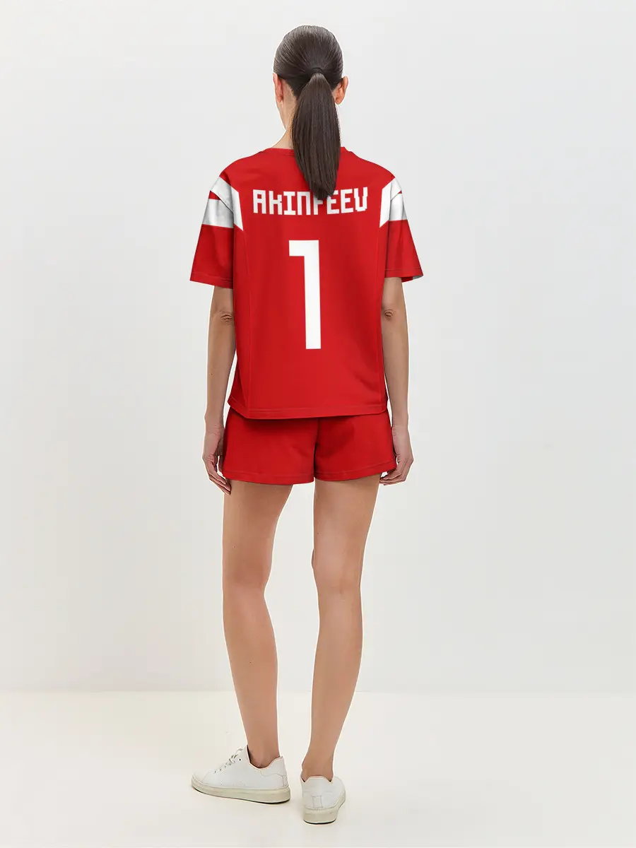 Женская пижама с шортами / Сборная России 2018 Акинфеев