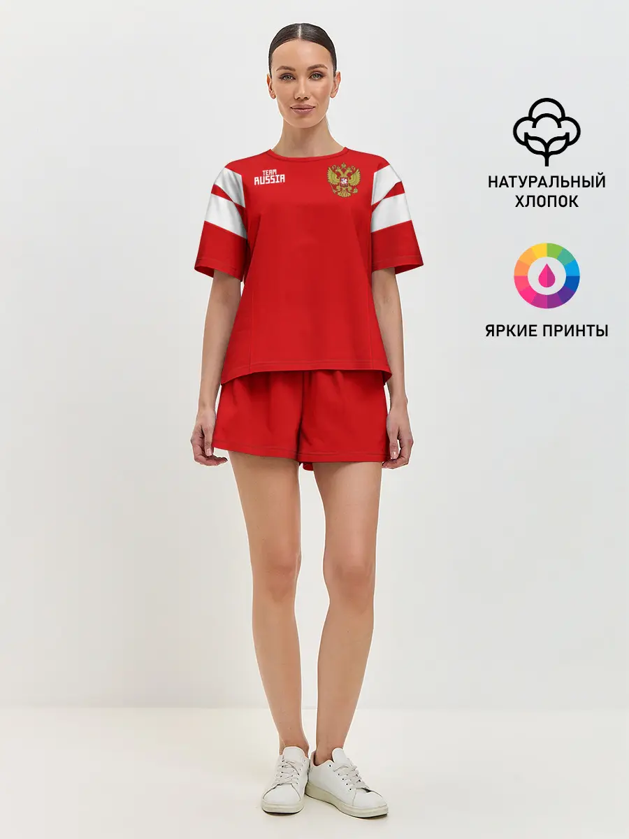 Женская пижама с шортами / Сборная России 2018 Акинфеев