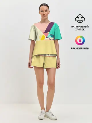 Женская пижама с шортами / Велосипед