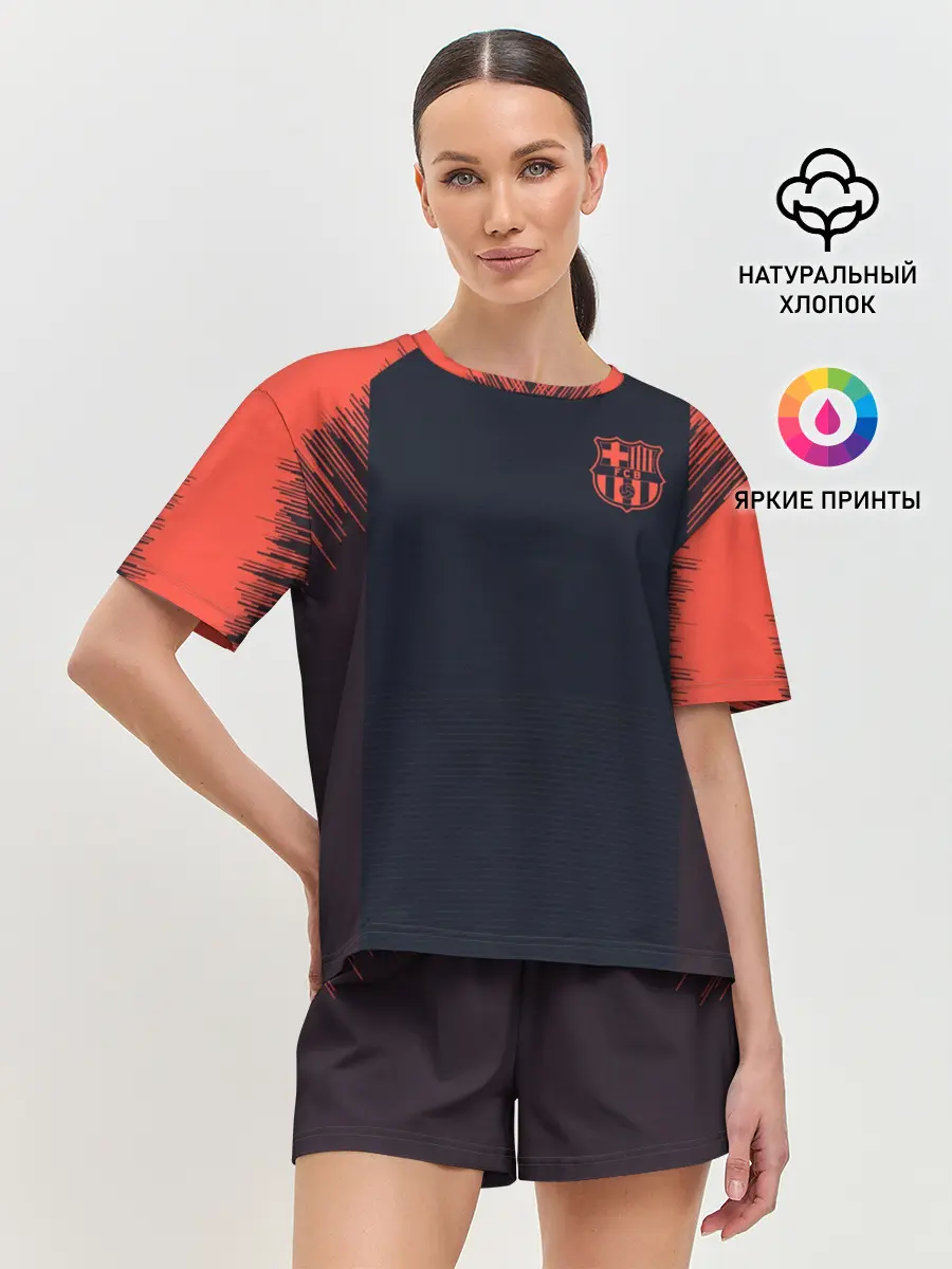 Женская пижама с шортами / Barcelona Training 18-19