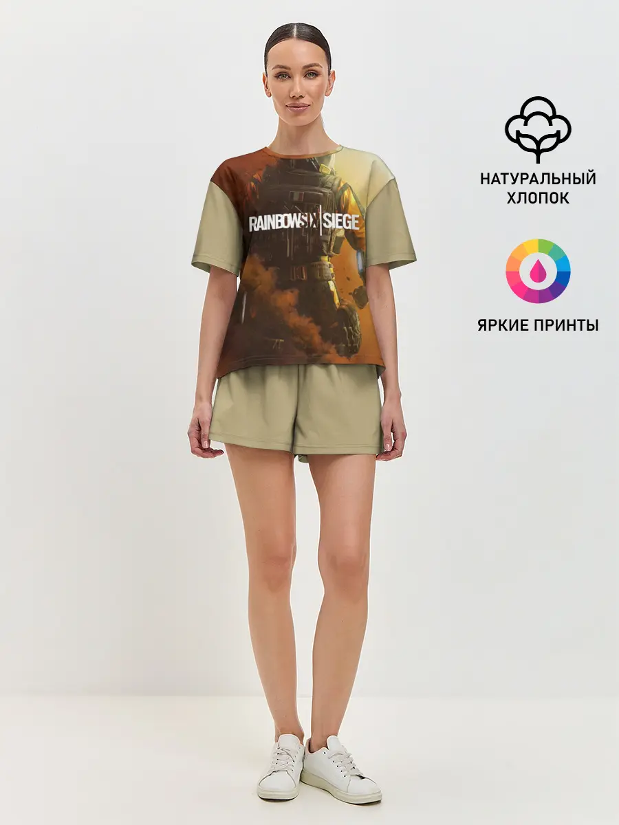 Женская пижама с шортами / RAINBOW SIX SIEGE OUTBREAK