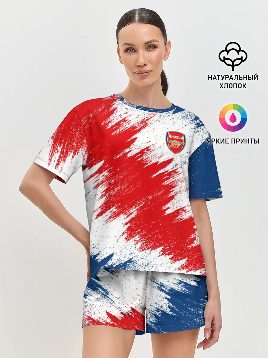 Женская пижама с шортами / Arsenal