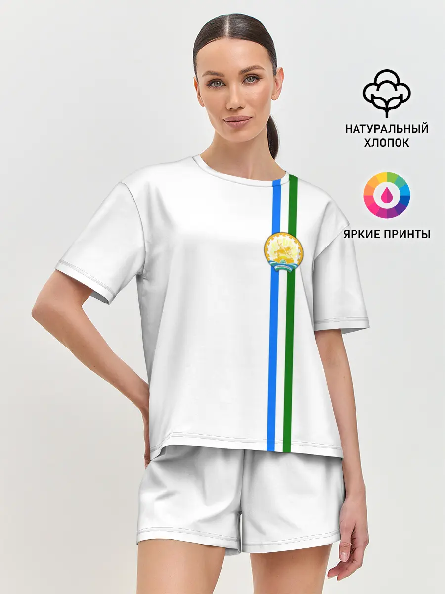 Женская пижама с шортами / Башкортостан