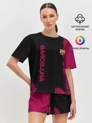 Женская пижама с шортами / Barcelona sport