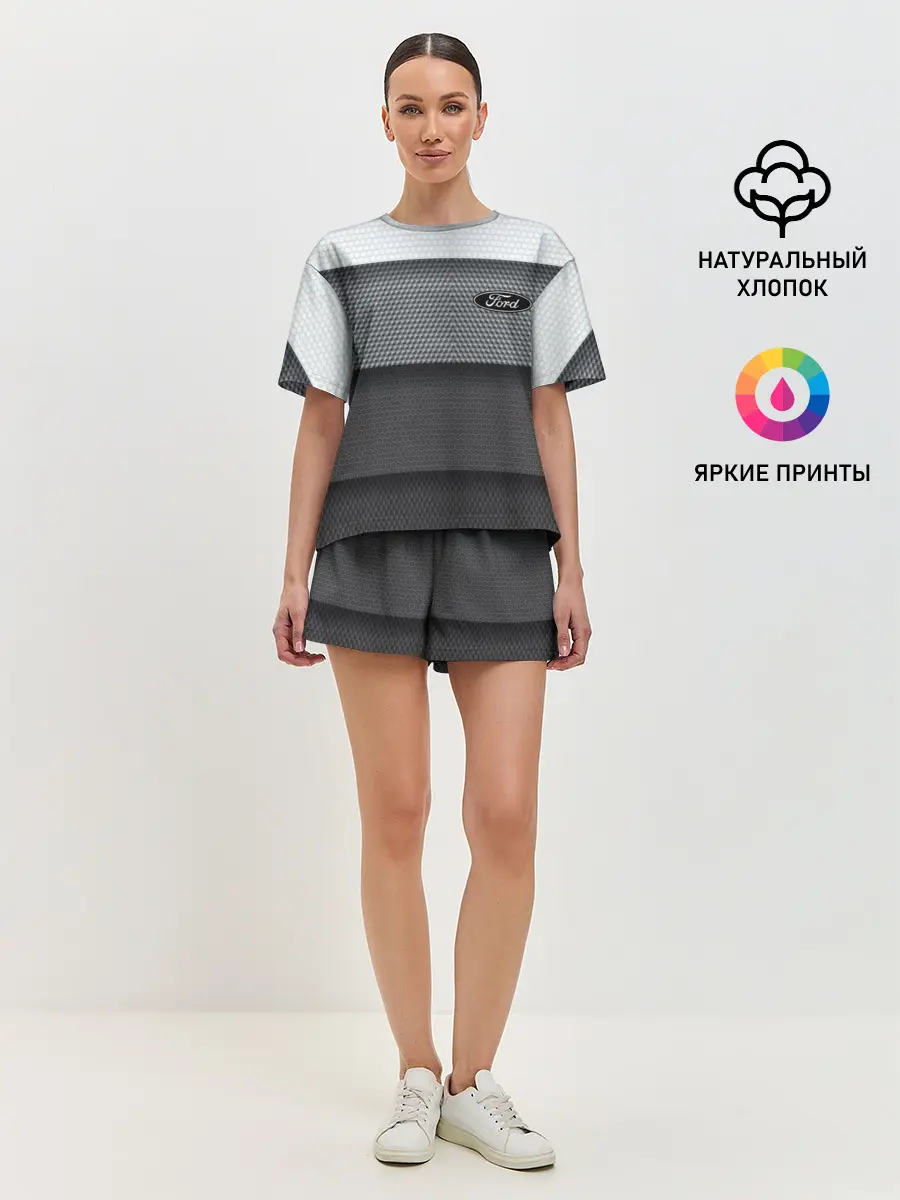 Женская пижама с шортами / Ford sport