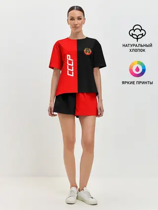 Женская пижама с шортами / СССР