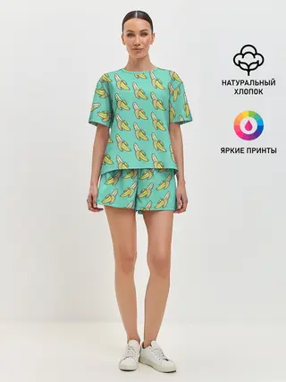 Женская пижама с шортами / Бааны