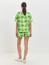 Женская пижама с шортами / Green