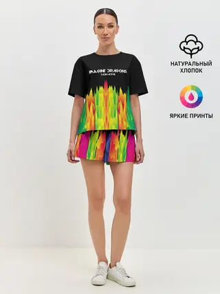 Женская пижама с шортами / IMAGINE DRAGONS