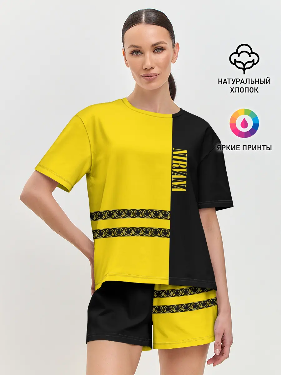 Женская пижама с шортами / Nirvana