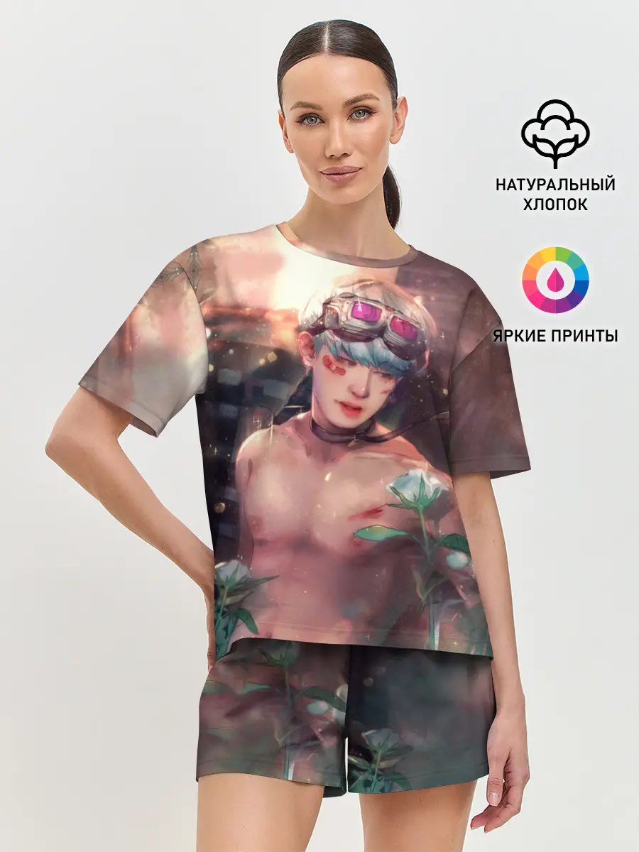 Женская пижама с шортами / Wonho_3