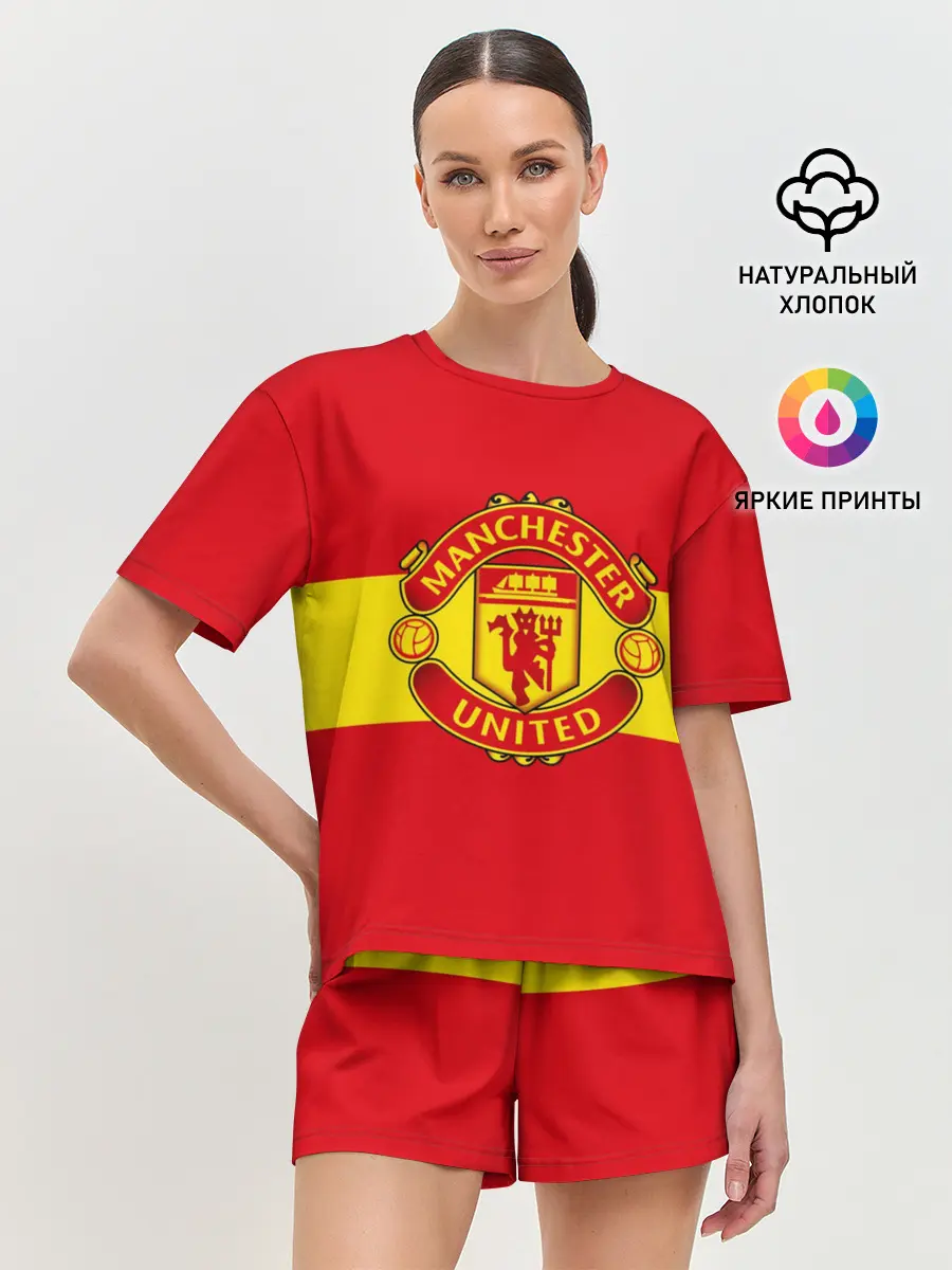 Женская пижама с шортами / Манчестер Юнайтед ФК