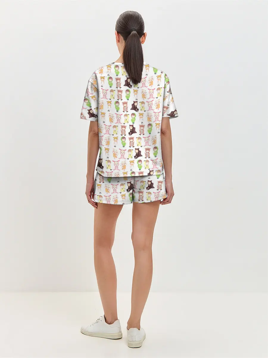 Женская пижама с шортами / MONSTA X_10