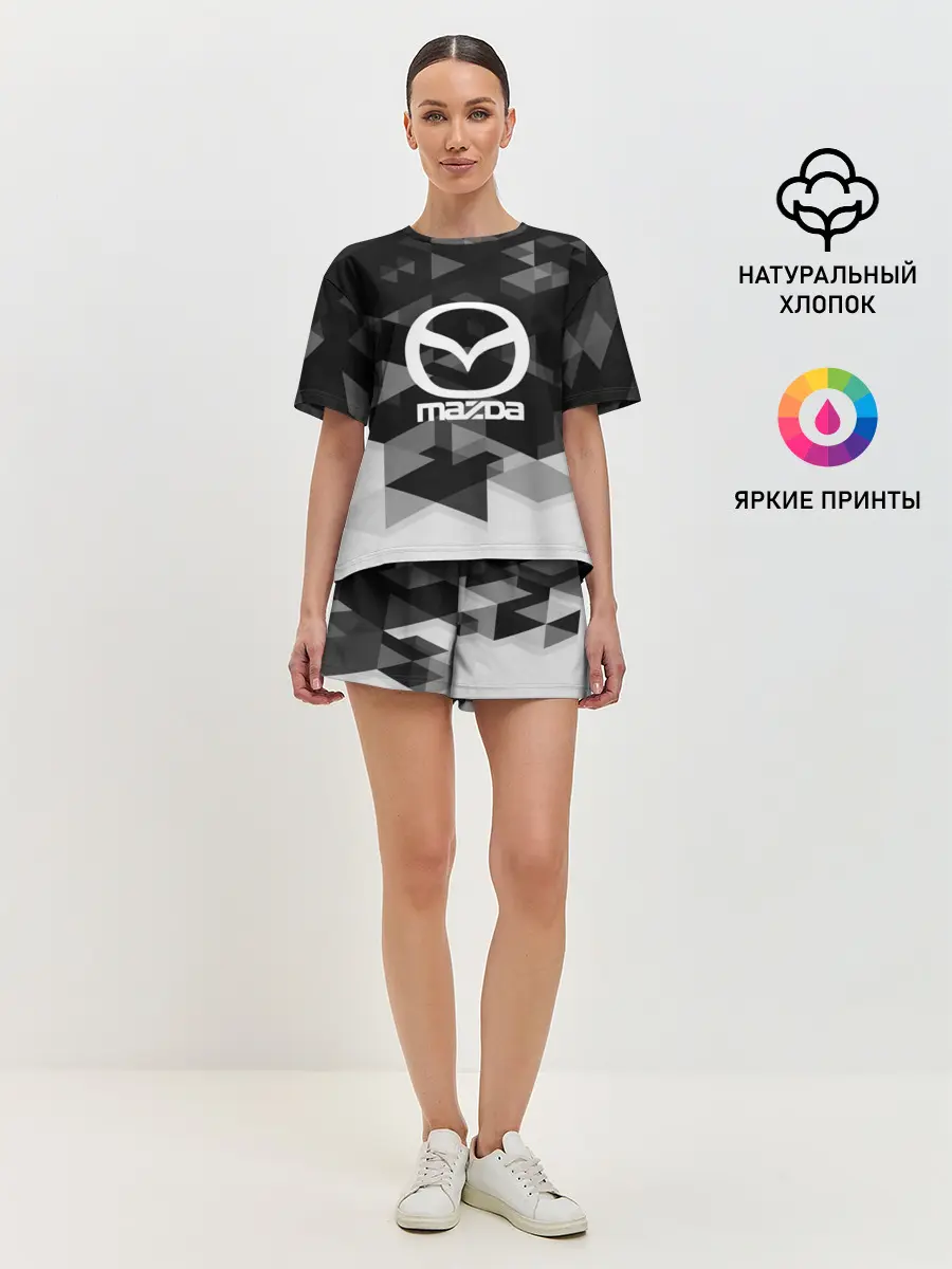 Женская пижама с шортами / Mazda sport geometry