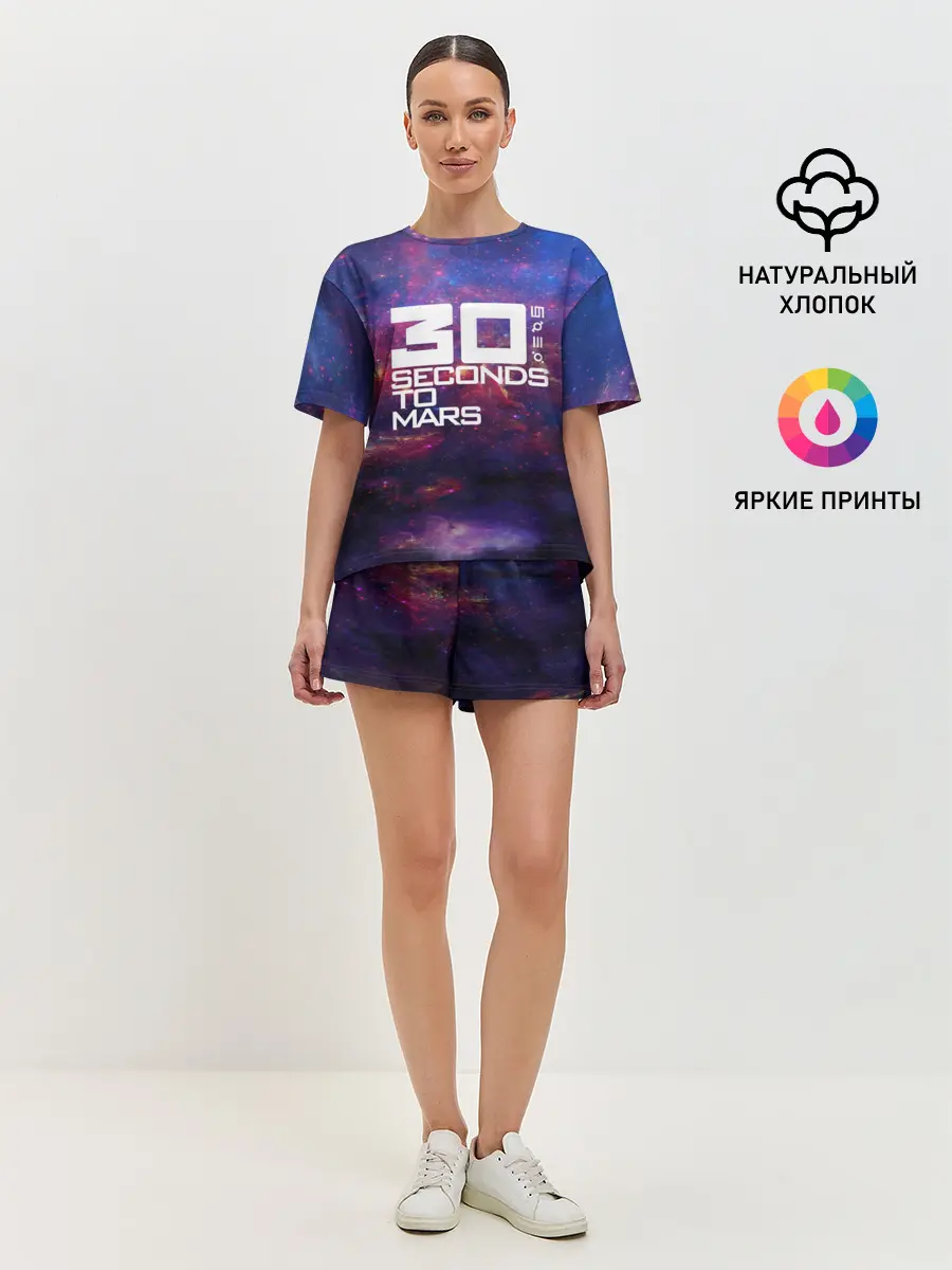 Женская пижама с шортами / 30 Seconds to Mars
