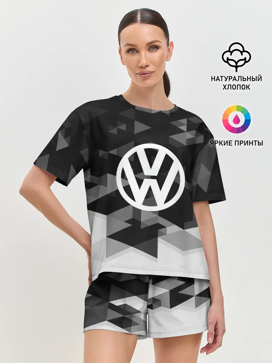 Женская пижама с шортами / Volkswagen sport geometry