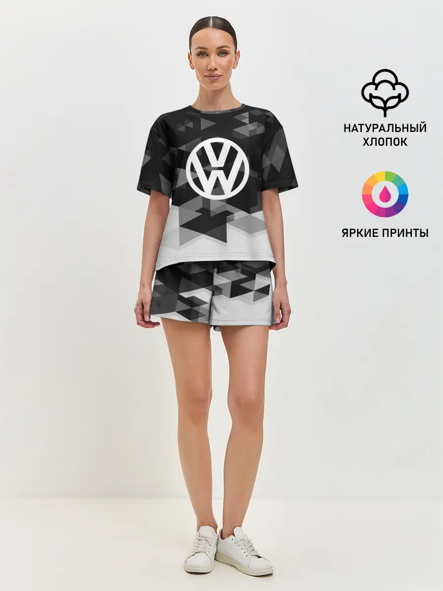Женская пижама с шортами / Volkswagen sport geometry