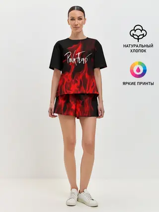 Женская пижама с шортами / Pink Floyd