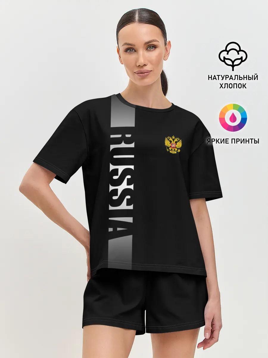 Женская пижама с шортами / RUSSIA SPORT