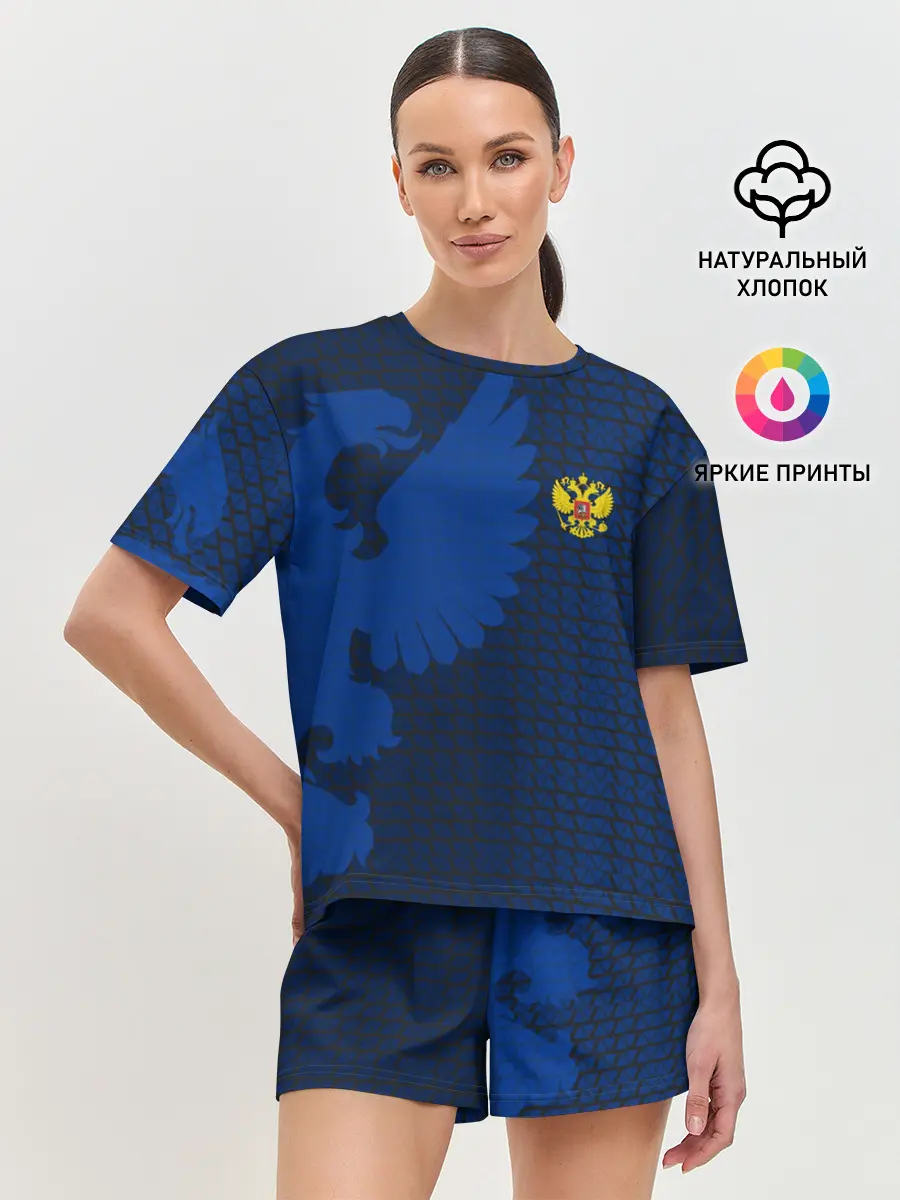 Женская пижама с шортами / RUSSIA SPORT