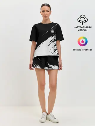 Женская пижама с шортами / Russia sport