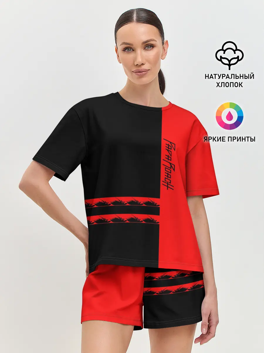 Женская пижама с шортами / Papa Roach