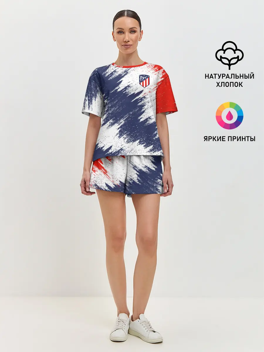 Женская пижама с шортами / Atletico Madrid