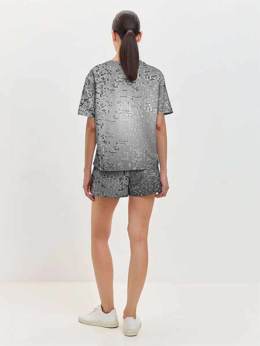 Женская пижама с шортами / Манчестер Юнайтед Pixels