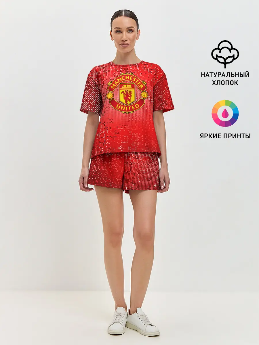 Женская пижама с шортами / ФК Манчестер Юнайтед