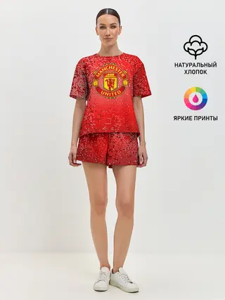 Женская пижама с шортами / ФК Манчестер Юнайтед