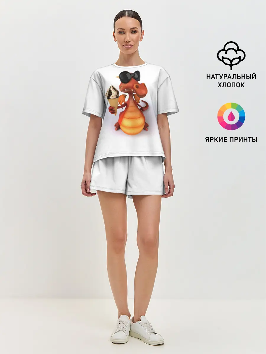 Женская пижама с шортами / ДОБРЫЙ ДРАКОН | GOOD DRAGON