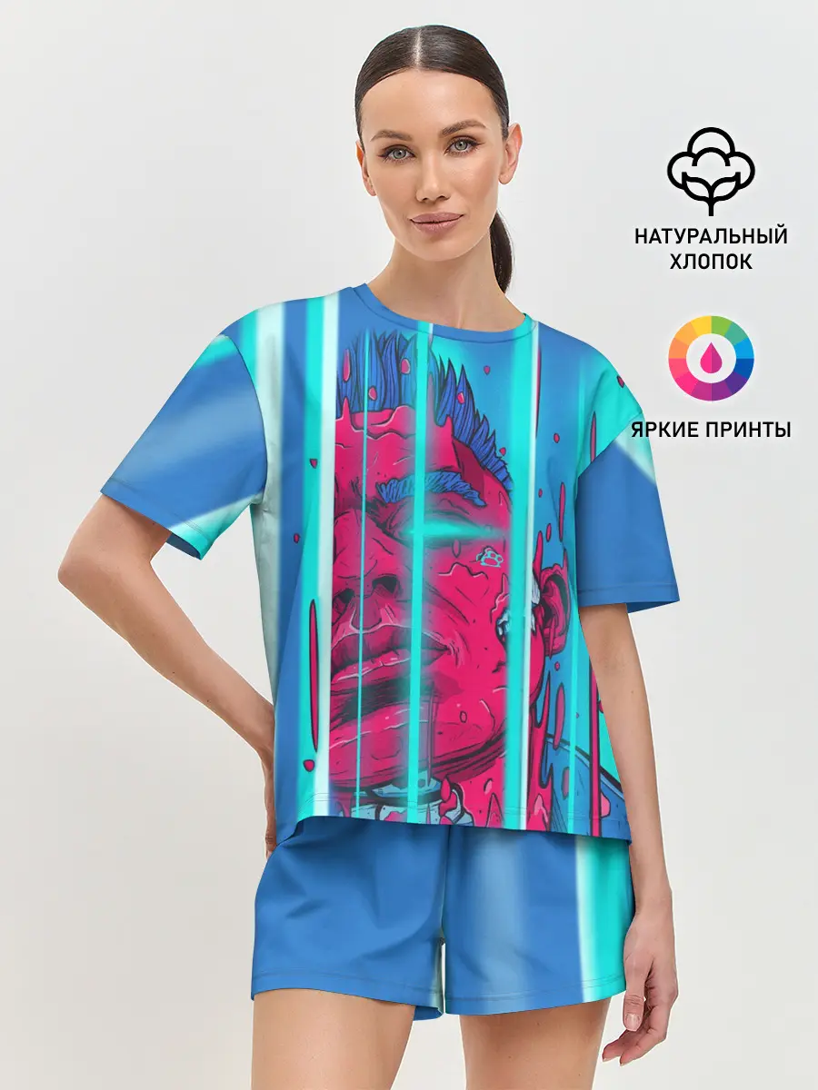 Женская пижама с шортами / Сайонара бой