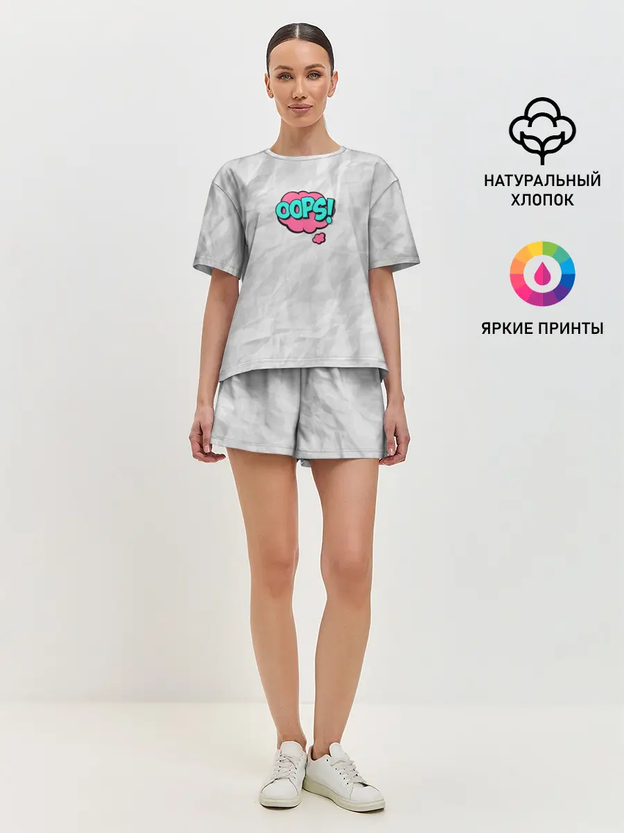 Женская пижама с шортами / OOPS