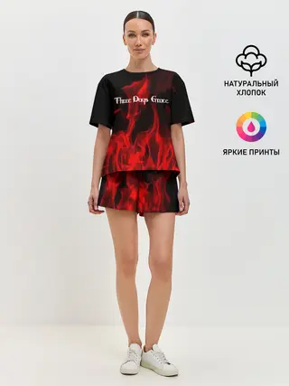 Женская пижама с шортами / Three Days Grace