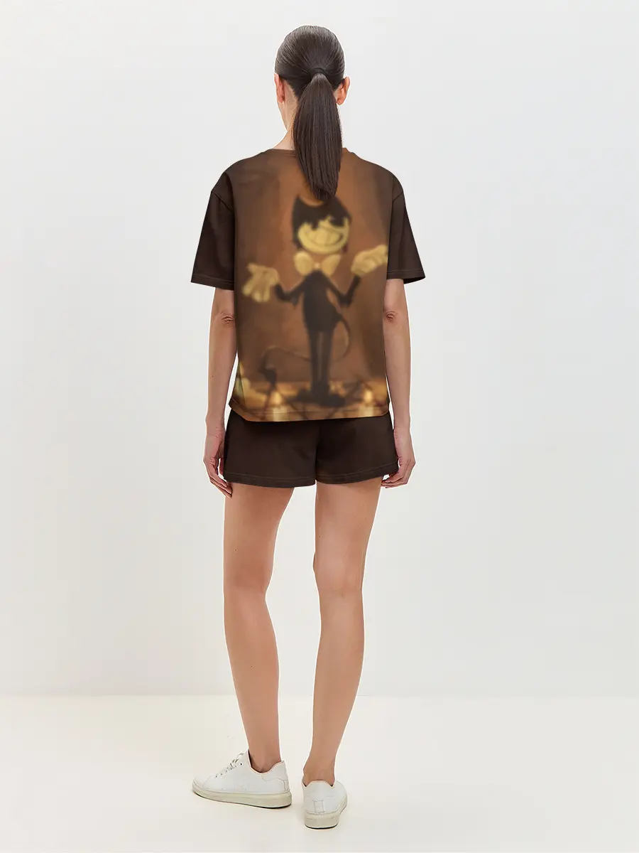 Женская пижама с шортами / Bendy and the ink machine