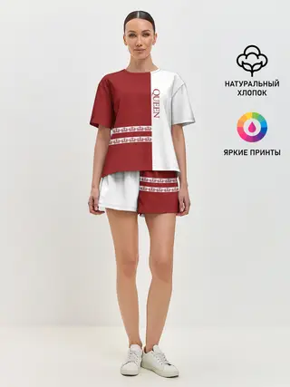 Женская пижама с шортами / Queen